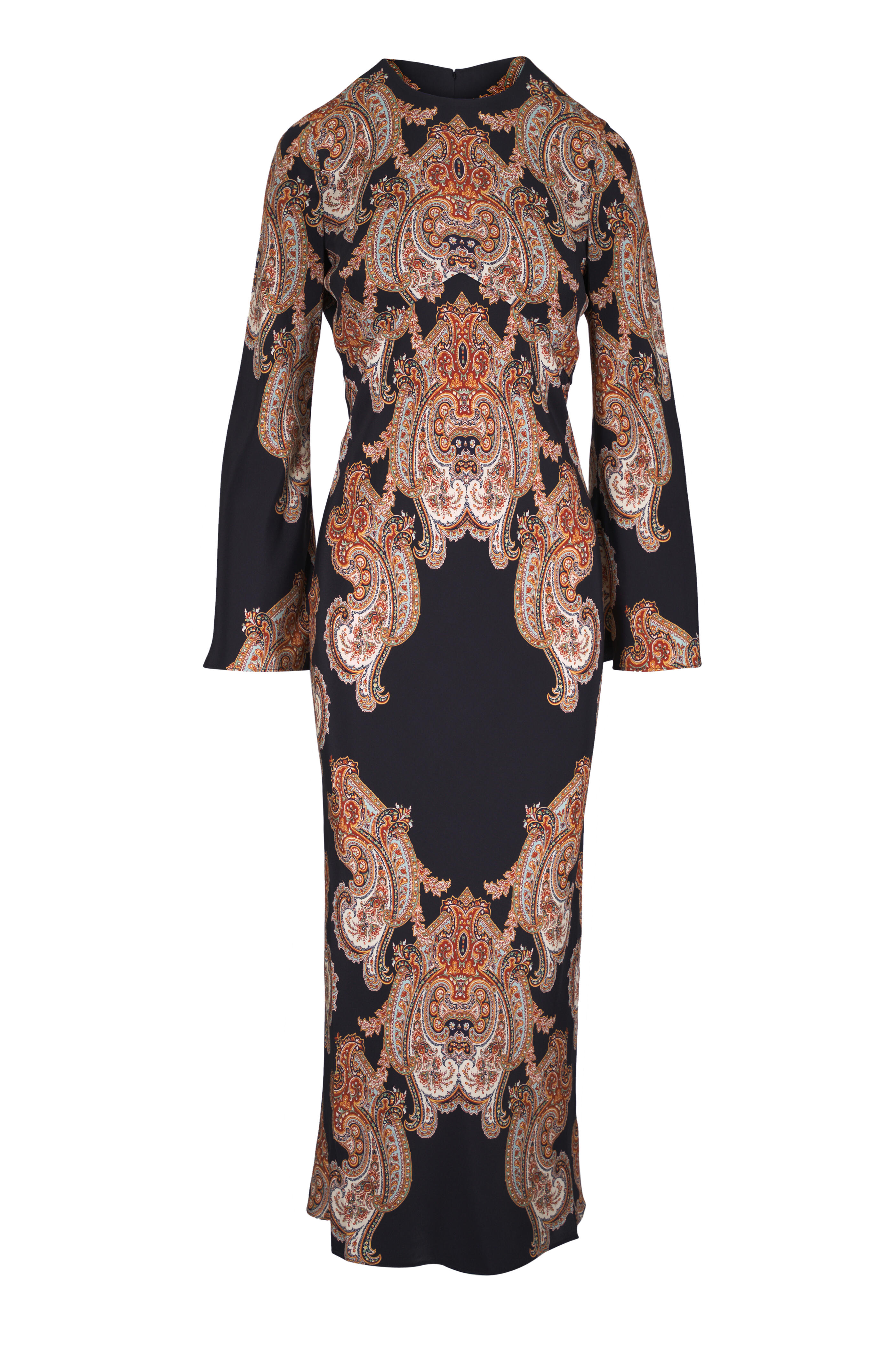 Veronica Beard - Lupita Black Multi Midi Dress