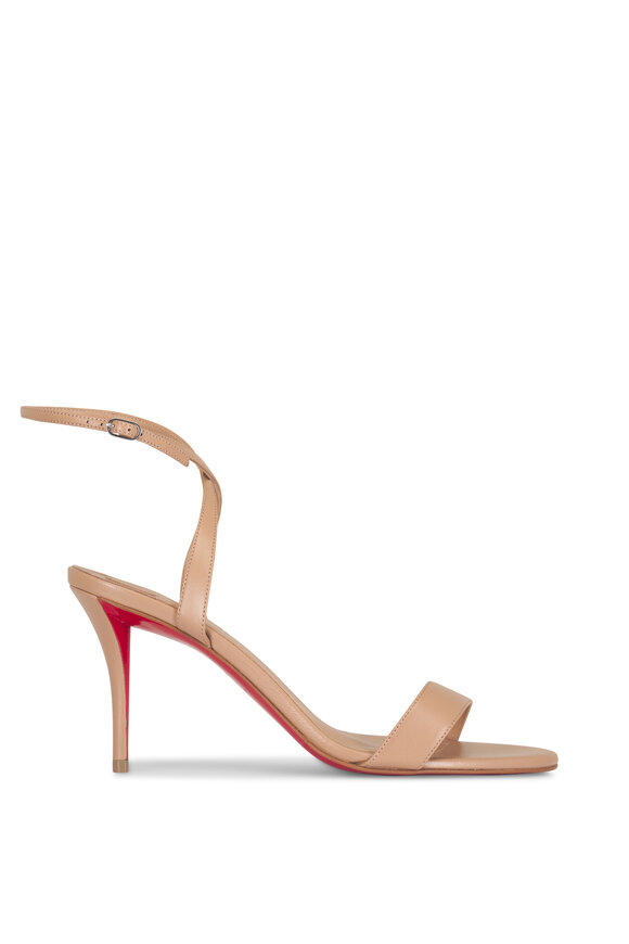Christian Louboutin Loubigirl Blush Leather Heel Sandal, 85mm - view 2