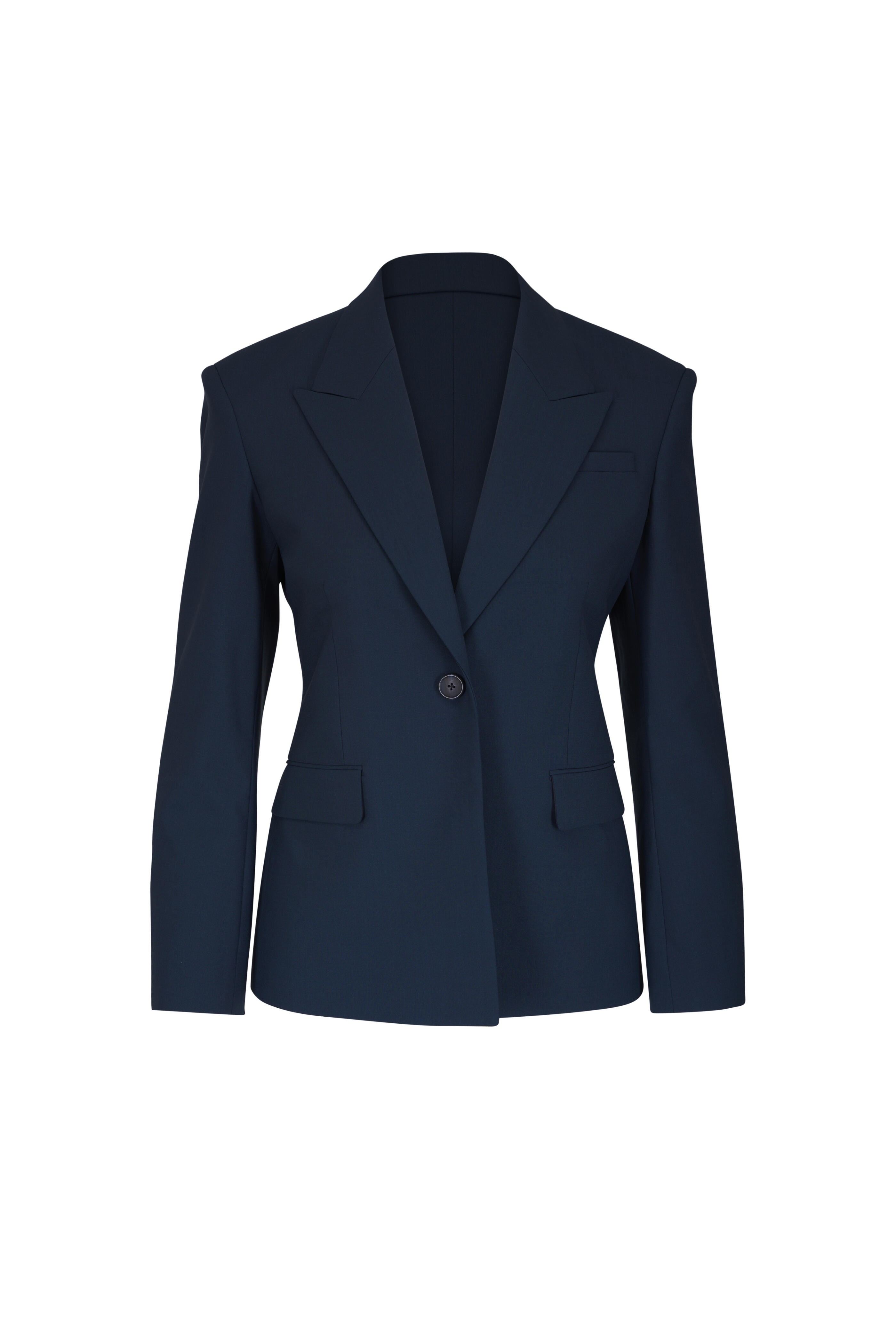 TWP - Jasper Blueberry Ultrafine Twill Blazar - view 1