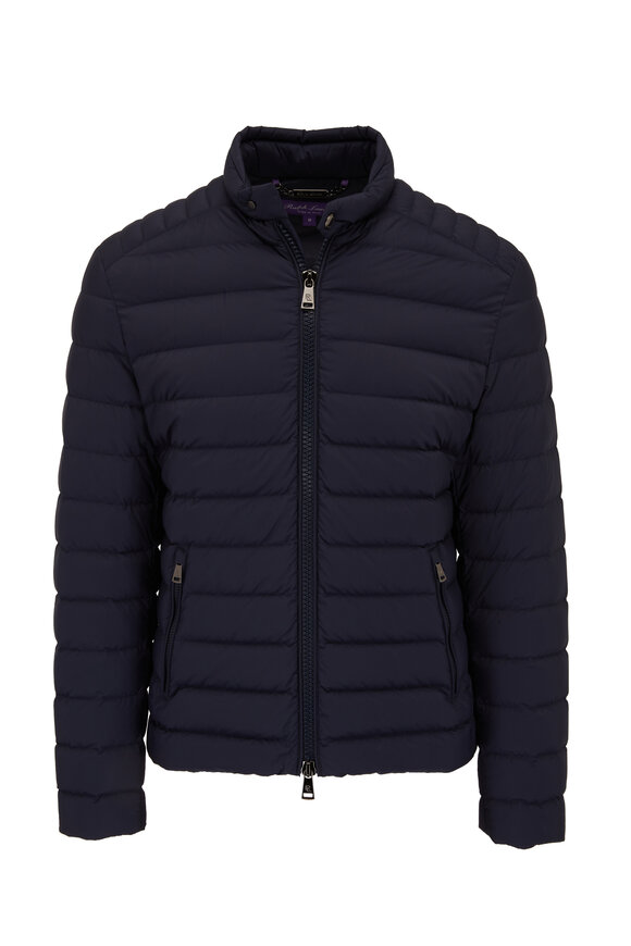 Ralph Lauren Purple Label - Navy Varens Biker Jacket 