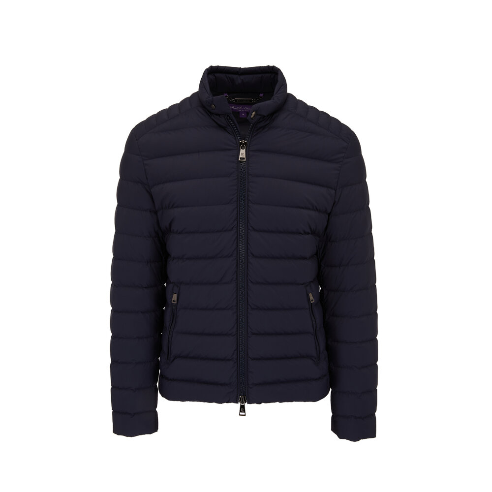 Ralph Lauren Purple Label - Navy Varens Biker Jacket