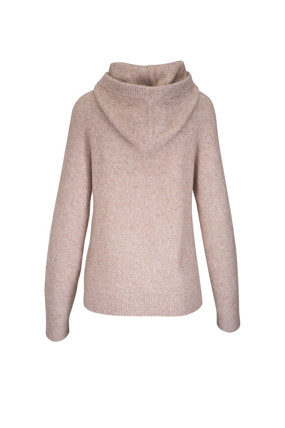 Lisa Yang - Ivy Speckled Sand Boucle Hooded Sweater