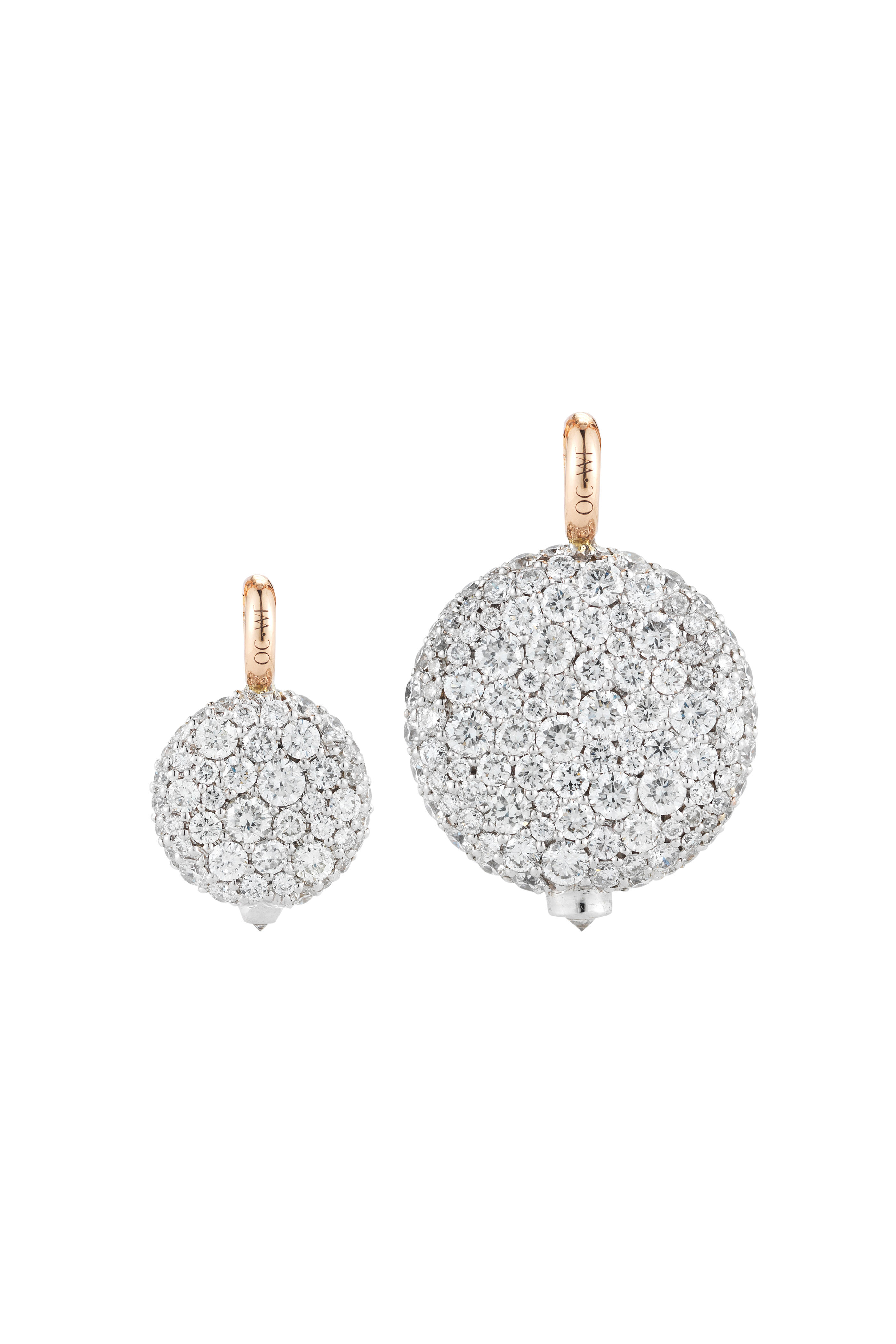 Walters Faith - OC x WF Medium 18K Gold & Diamond Pebble Locket