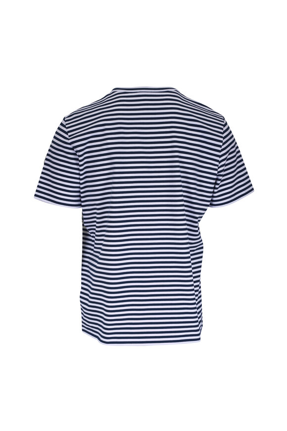 MONCLER／Tシャツ／S／NVY Moncler: Navy Archivio Creativo T-shirt | SSENSE