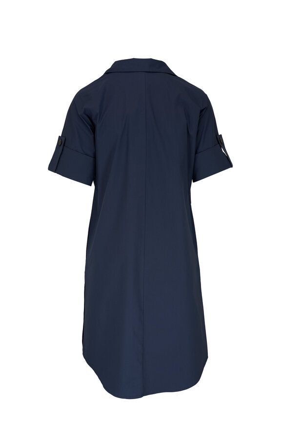 Antonelli - Michella Navy Cotton Shirtdress