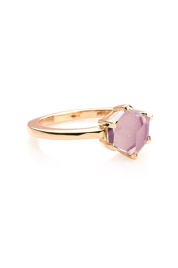 Paolo Costagli - Valentina Rose Gold Amethyst Ring  