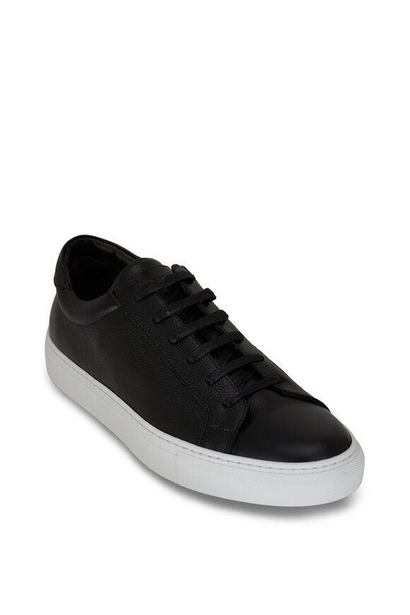 To Boot New York Sierra Panama Black Leather Sneaker