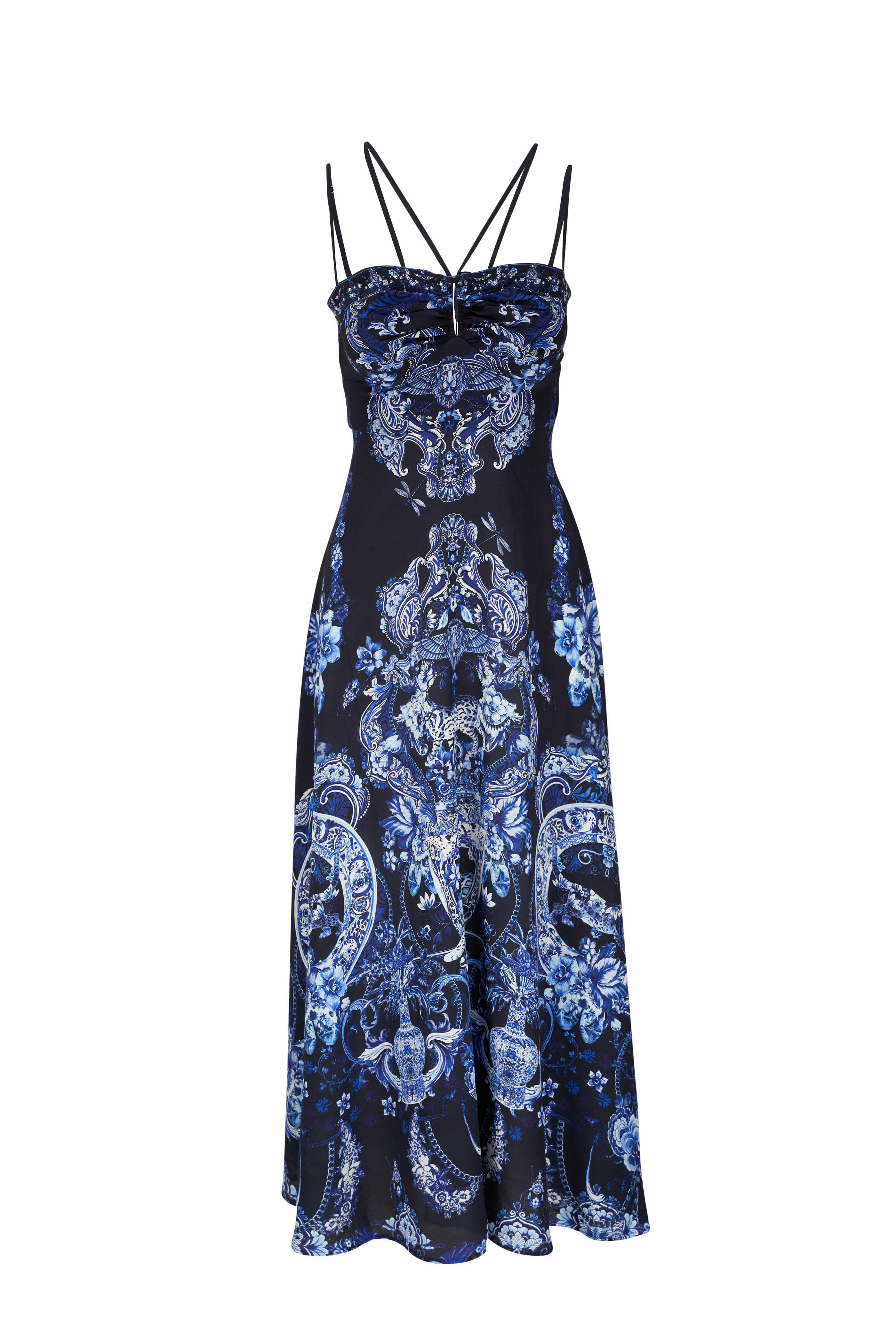 Camilla - Delft Dynasty Strap Detail Dress | Mitchell Stores