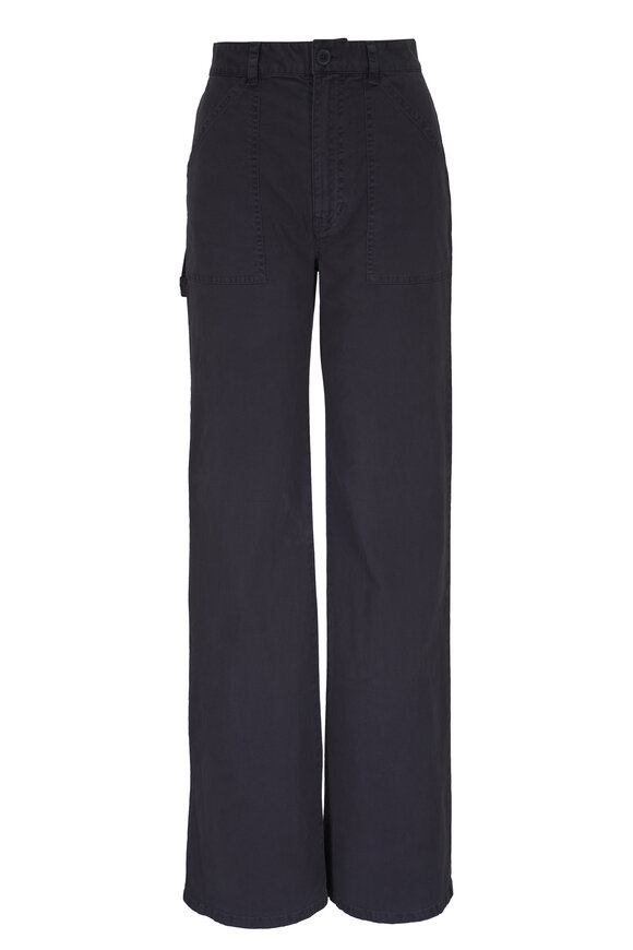 Nili Lotan - Quentin Carbon Stretch Cotton Pant