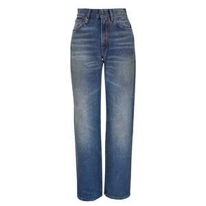 R13 Alice Amber Blue Slim Straight Jean Mitchell Stores