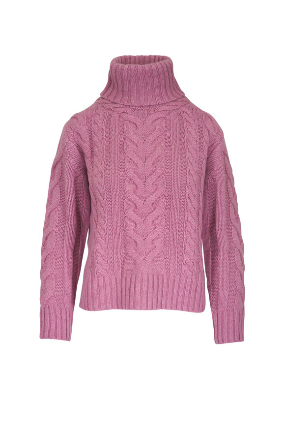 TWP Traveling Plum Cashmere Turtleneck Sweater - view 1
