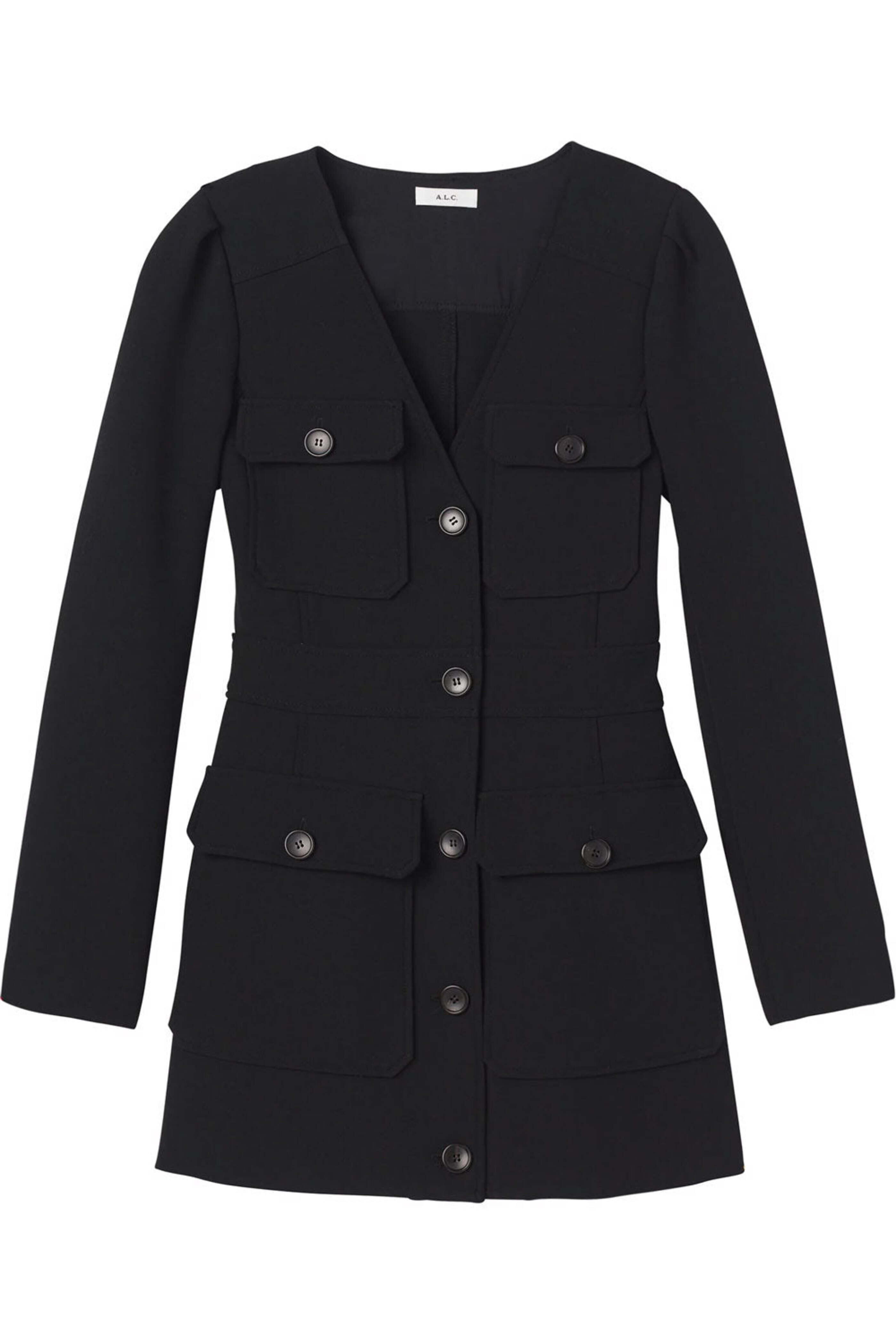 A.L.C. - Black Iris Tailored Mini Dress