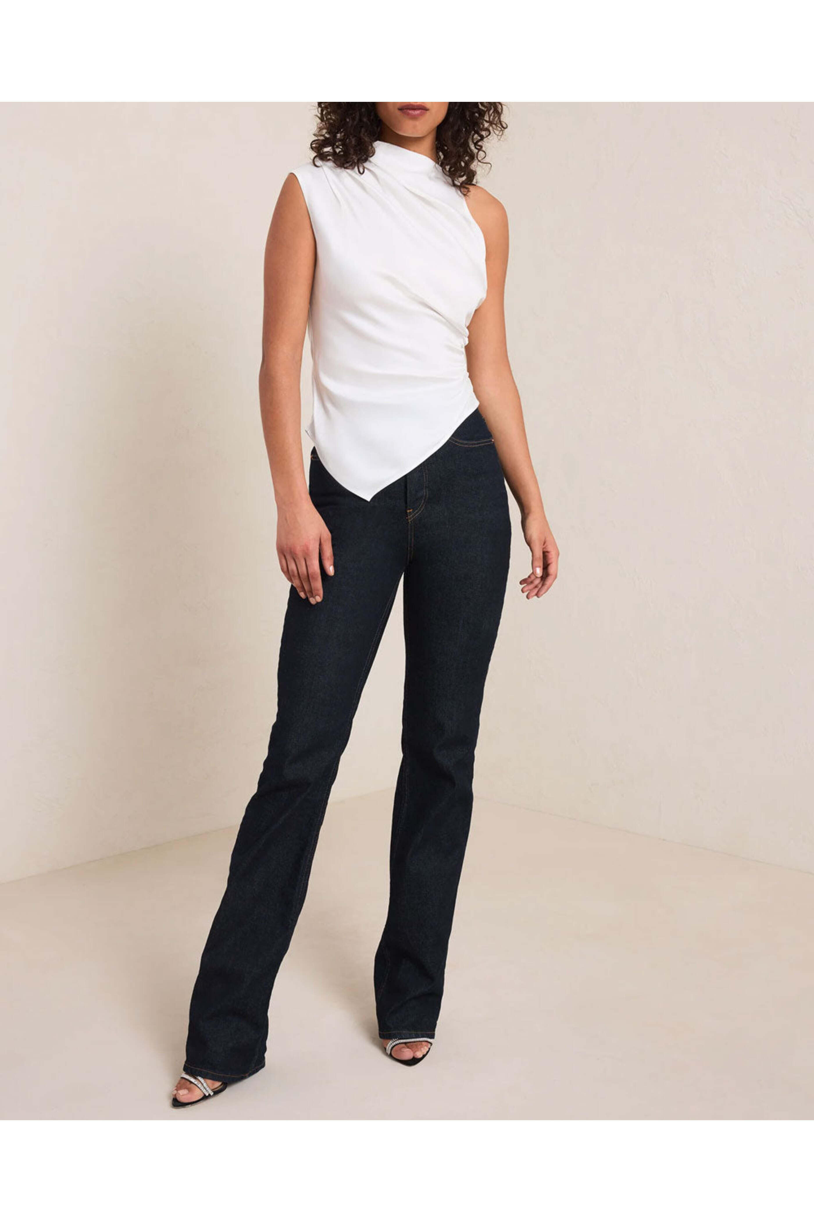 A.L.C. - Whisper White Jones Asymmetrical Top