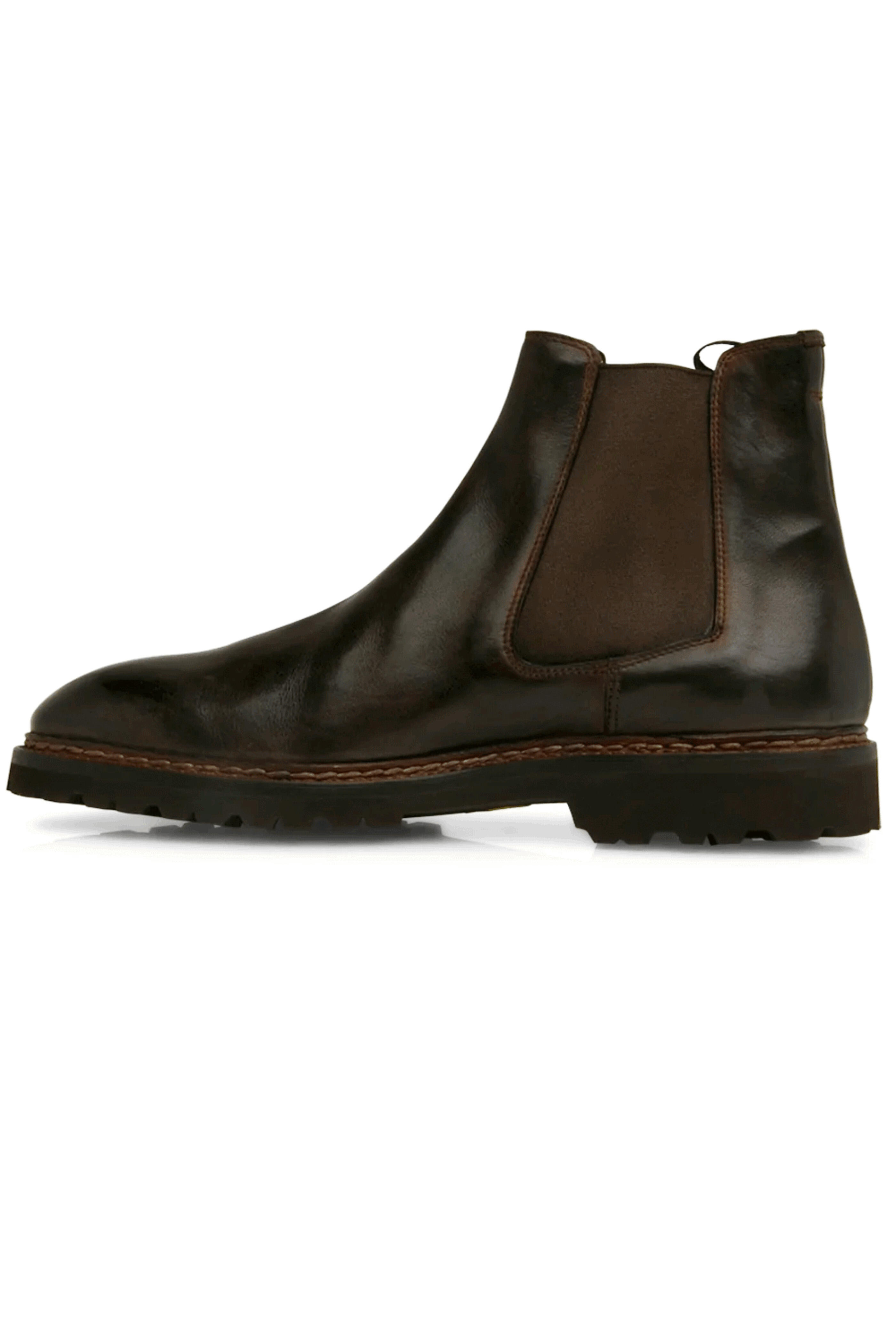 Bontoni - Cavaliere Welt Chelsea Boot in Dark Chocolate