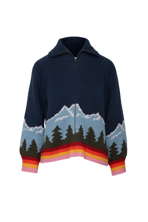 The Great Vista Evergreen Zip Sweater
