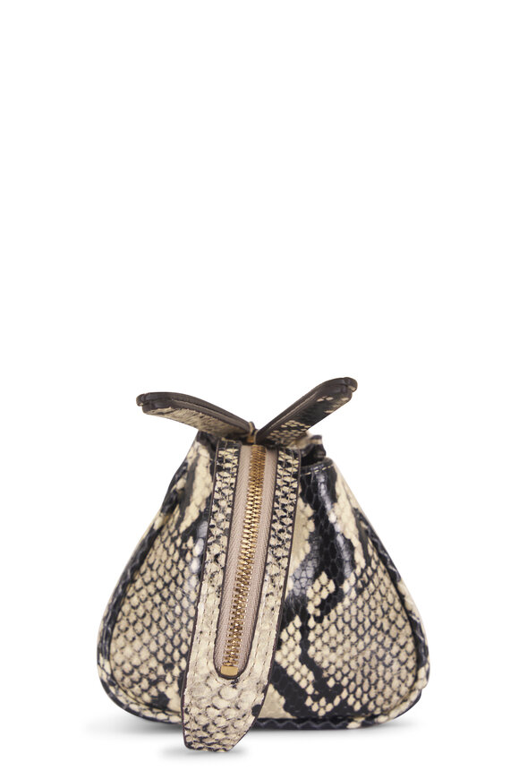 Khaite Donna Embossed Leather Clutch - view 4