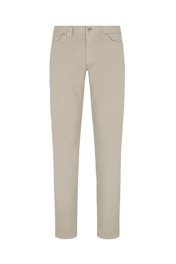 Marco Pescarolo - Bull Turquoise Blue Denim Five Pocket Pant