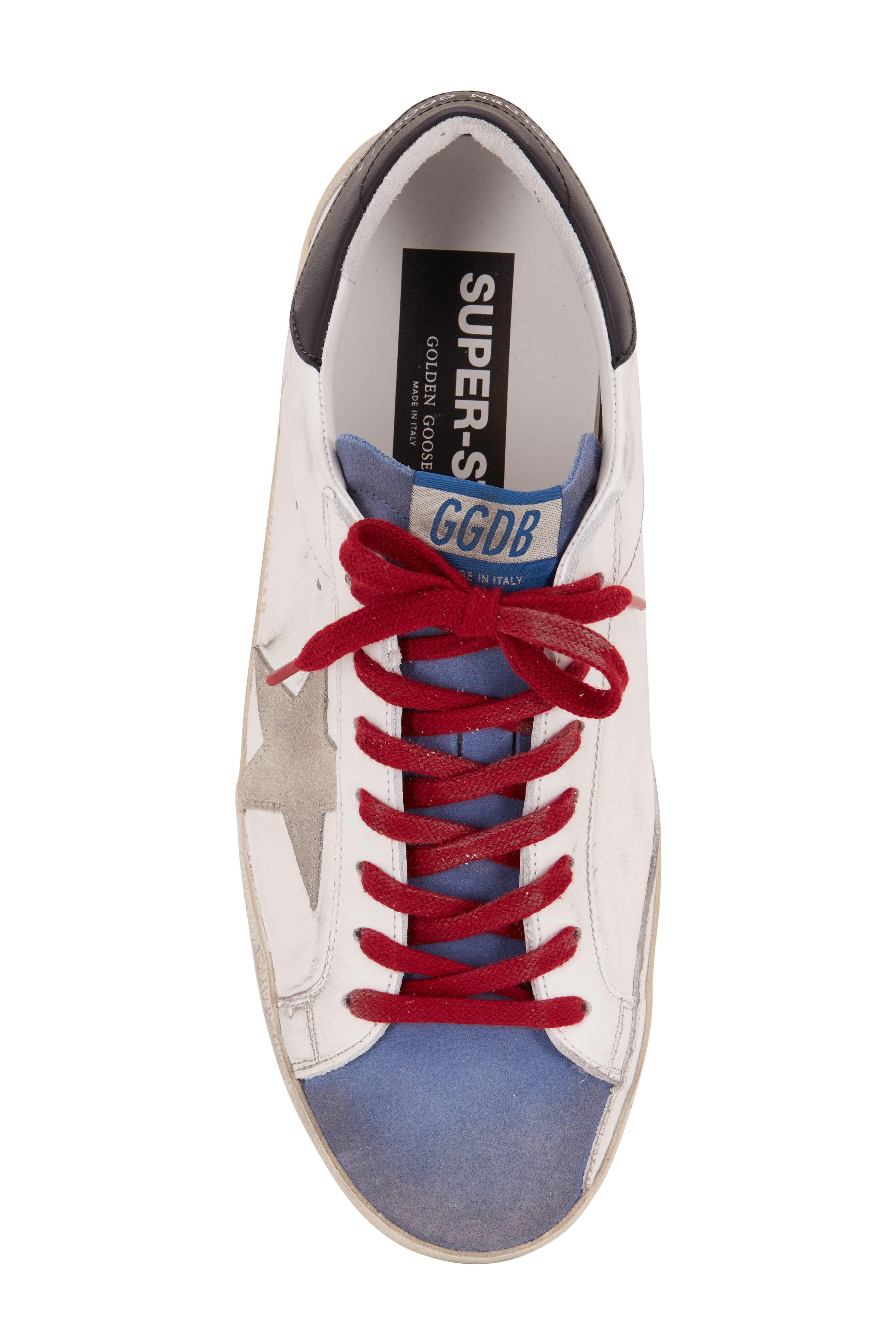 Golden Goose - Superstar White Leather & Grey Star Sneaker