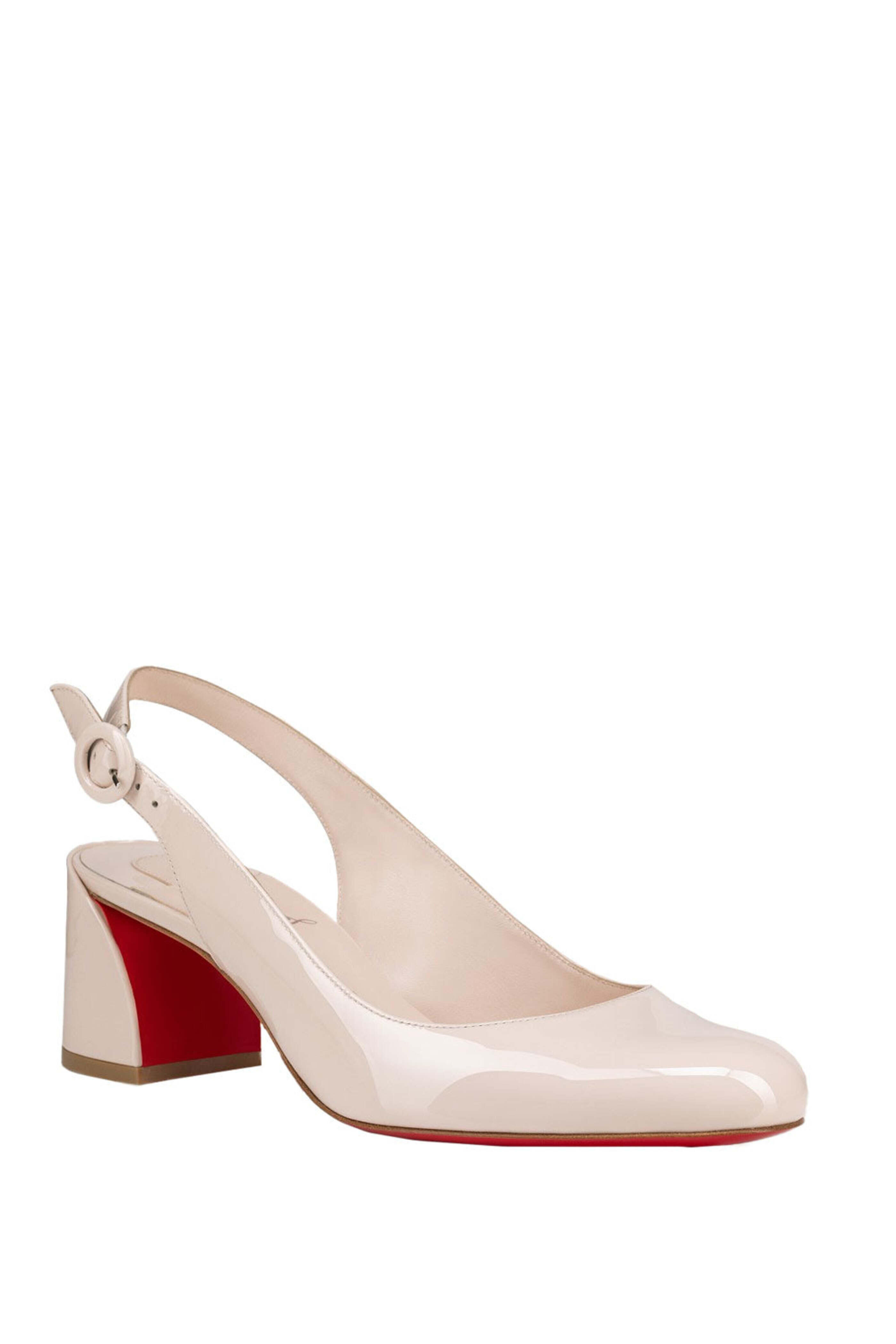 Christian Louboutin - So Jane Leche Leather Slingback Pump, 55m