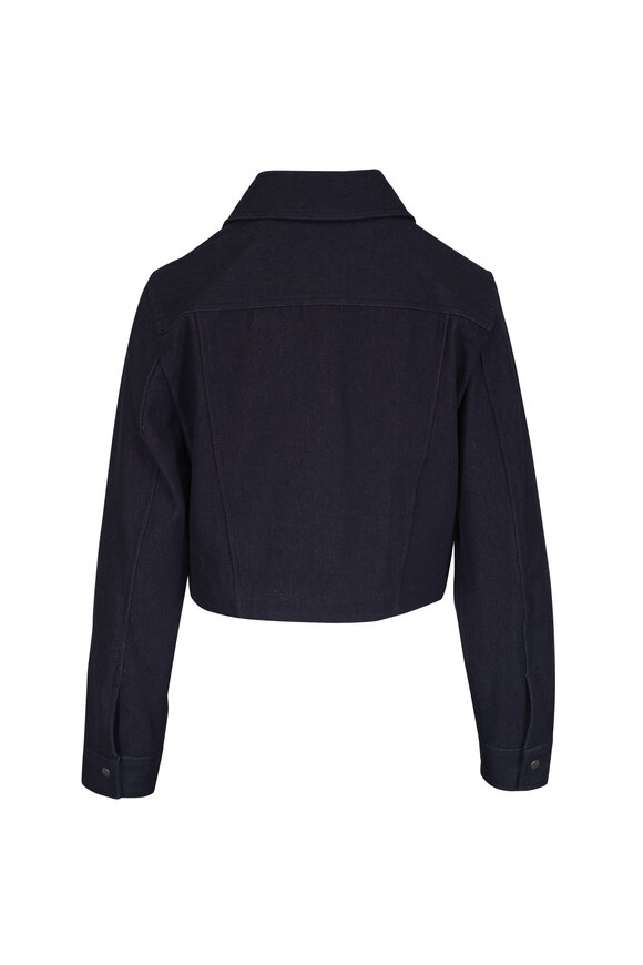 Vince - Coastal Blue Double Breasted Sweater Jacket