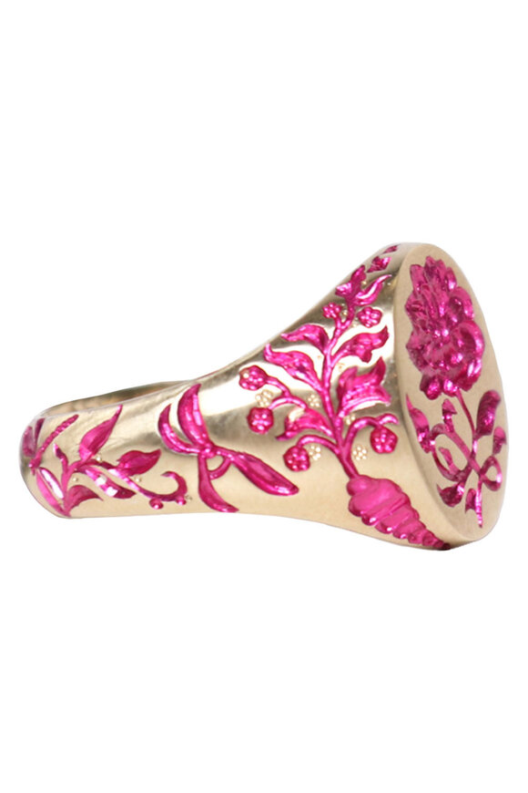Castro Smith Pink Peony Ring - view 2