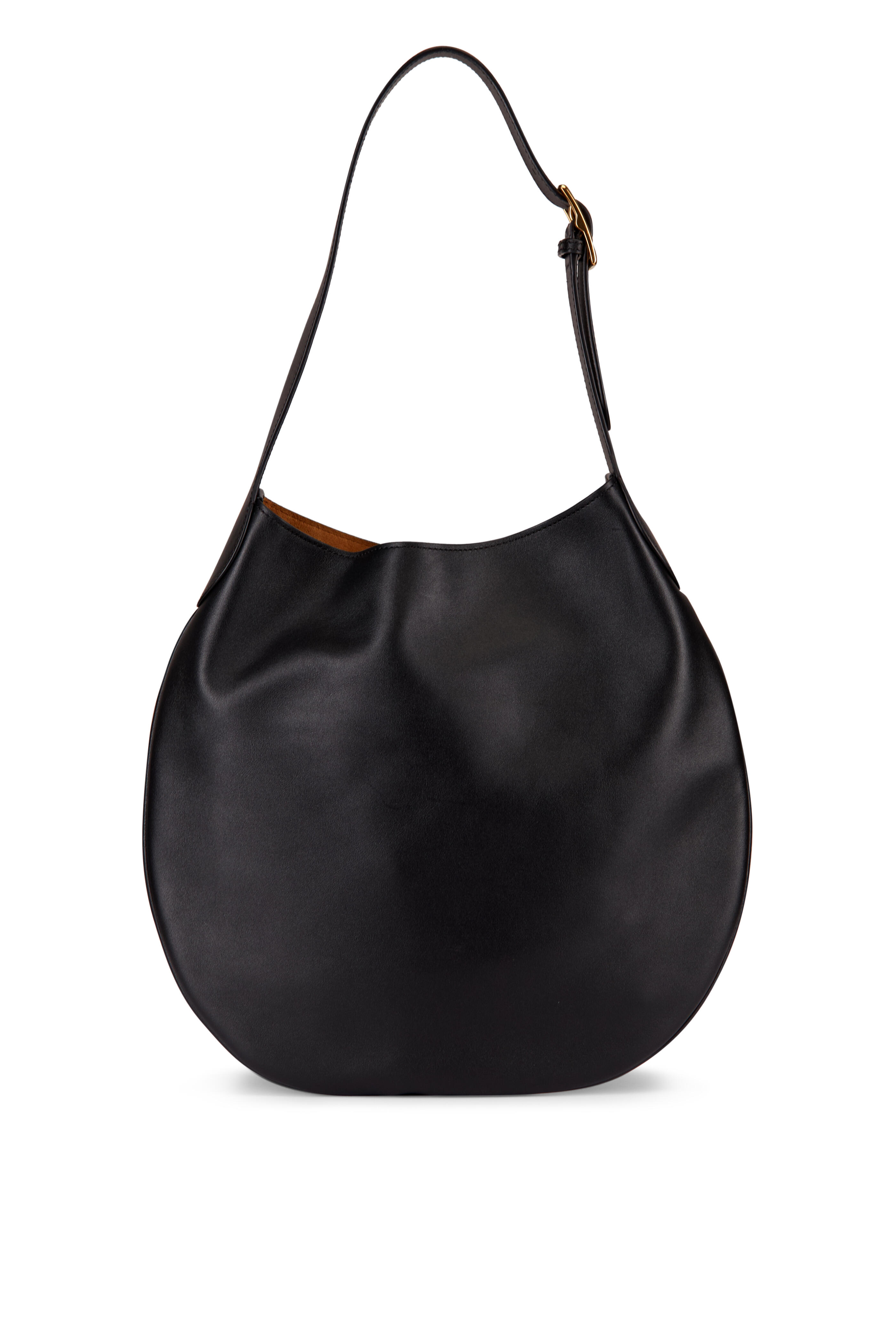 Nili Lotan - Jagger Black Leather Shoulder Bag - view 2