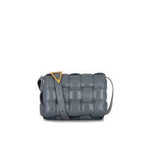 【BOTTEGA VENETA】Cassette Bag Thunder Bottega Veneta Thunder Cassette Woven Leather Crossbody Bag