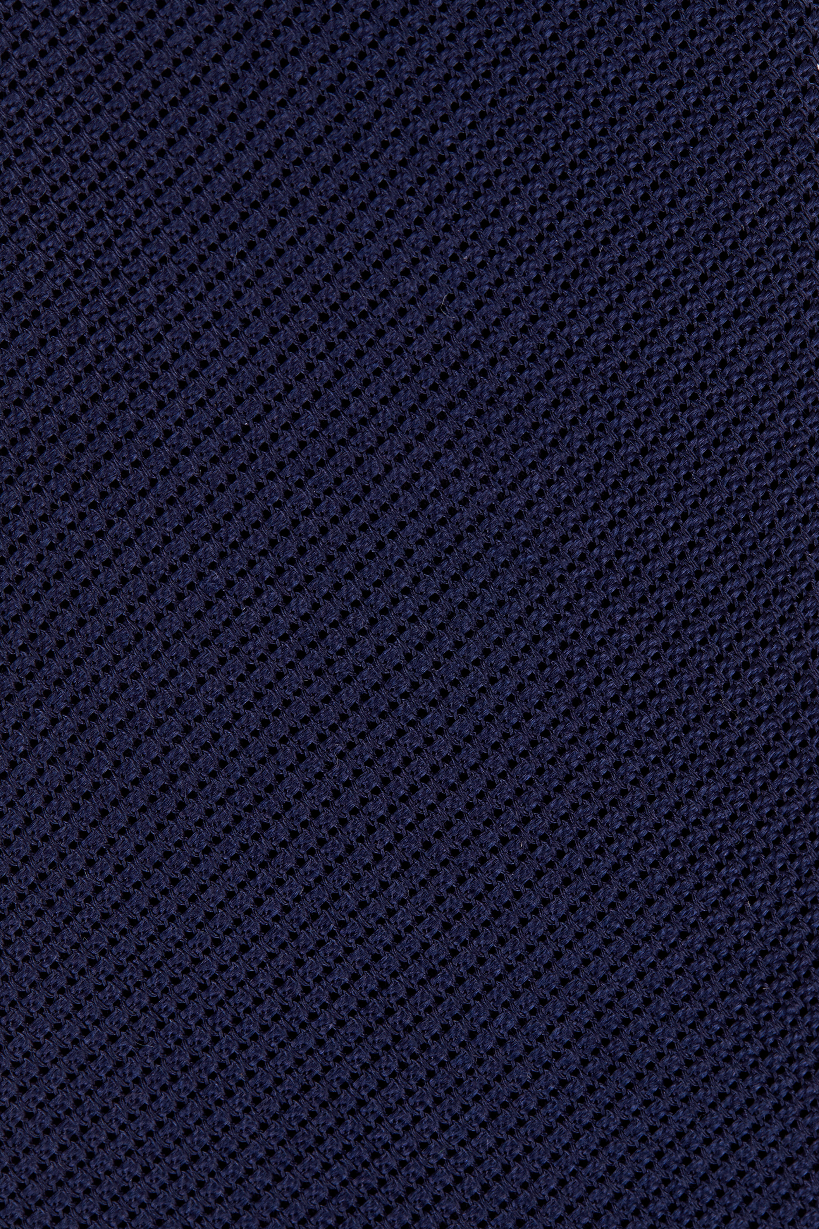 Atelier Munro - Navy Grenadine Silk Necktie