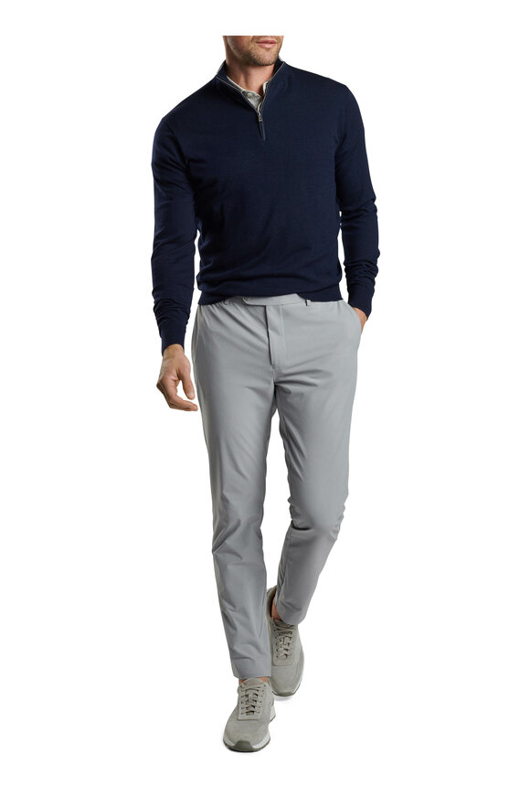 Peter Millar - Barchetta Navy Quarter Zip Pullover