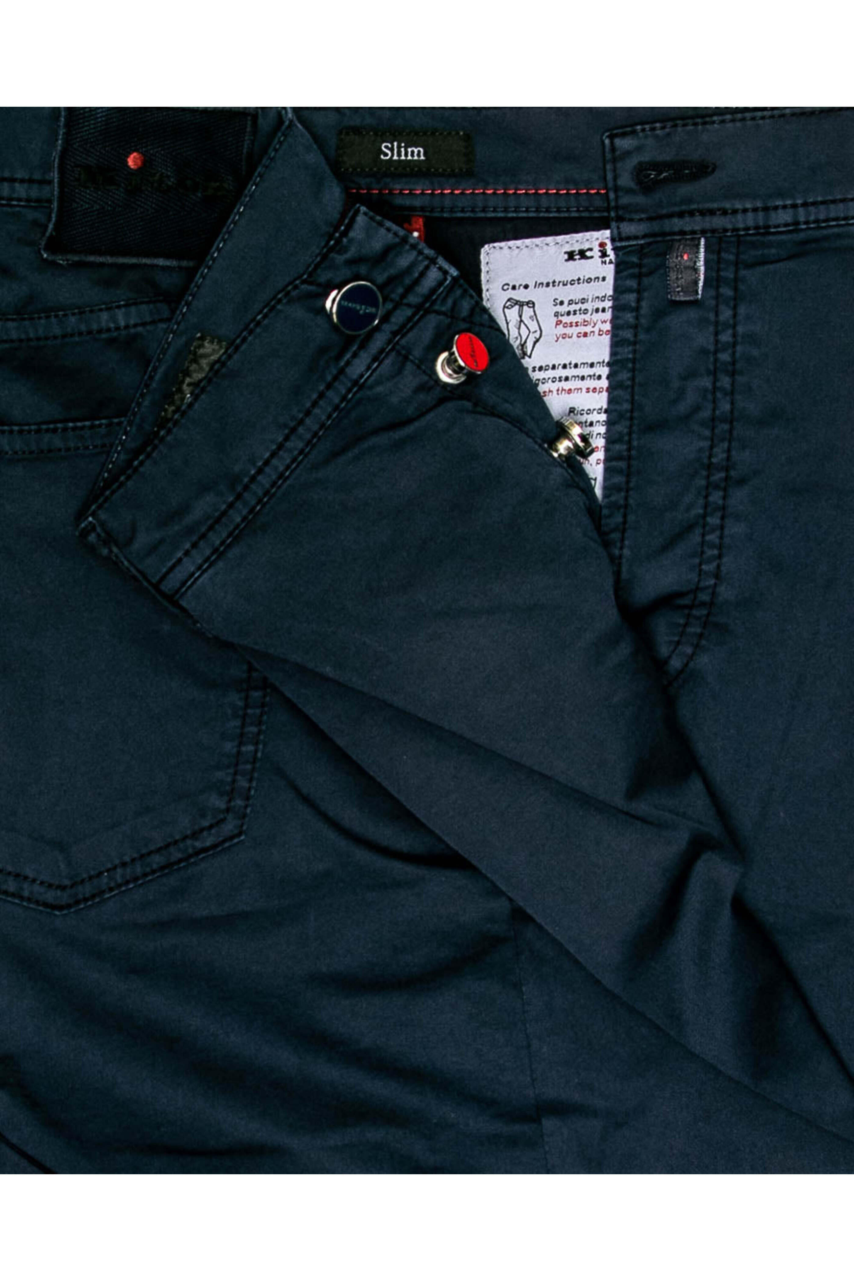 Kiton - Navy 5 Pocket Casual Pant