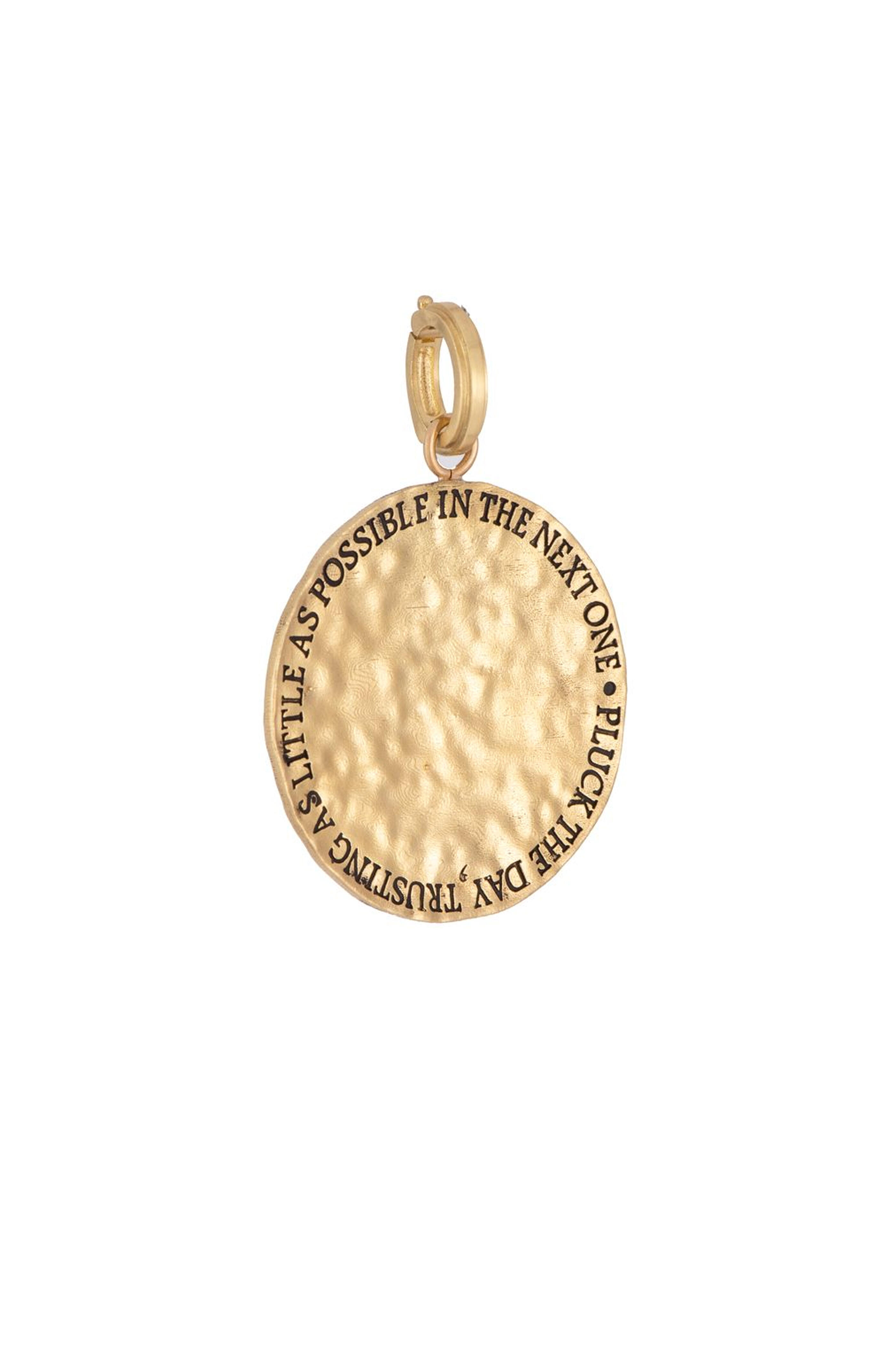Sylva & Cie - Gold Carpe Diem Pendant