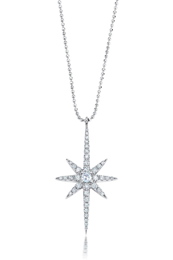 Graziela Gems - Diamond Starburst Pendant Necklace