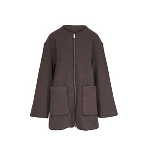 【TOTEME】フェルト ウール ジャケット オーク Totême - Oak Felted Wool Jacket | Mitchell Stores