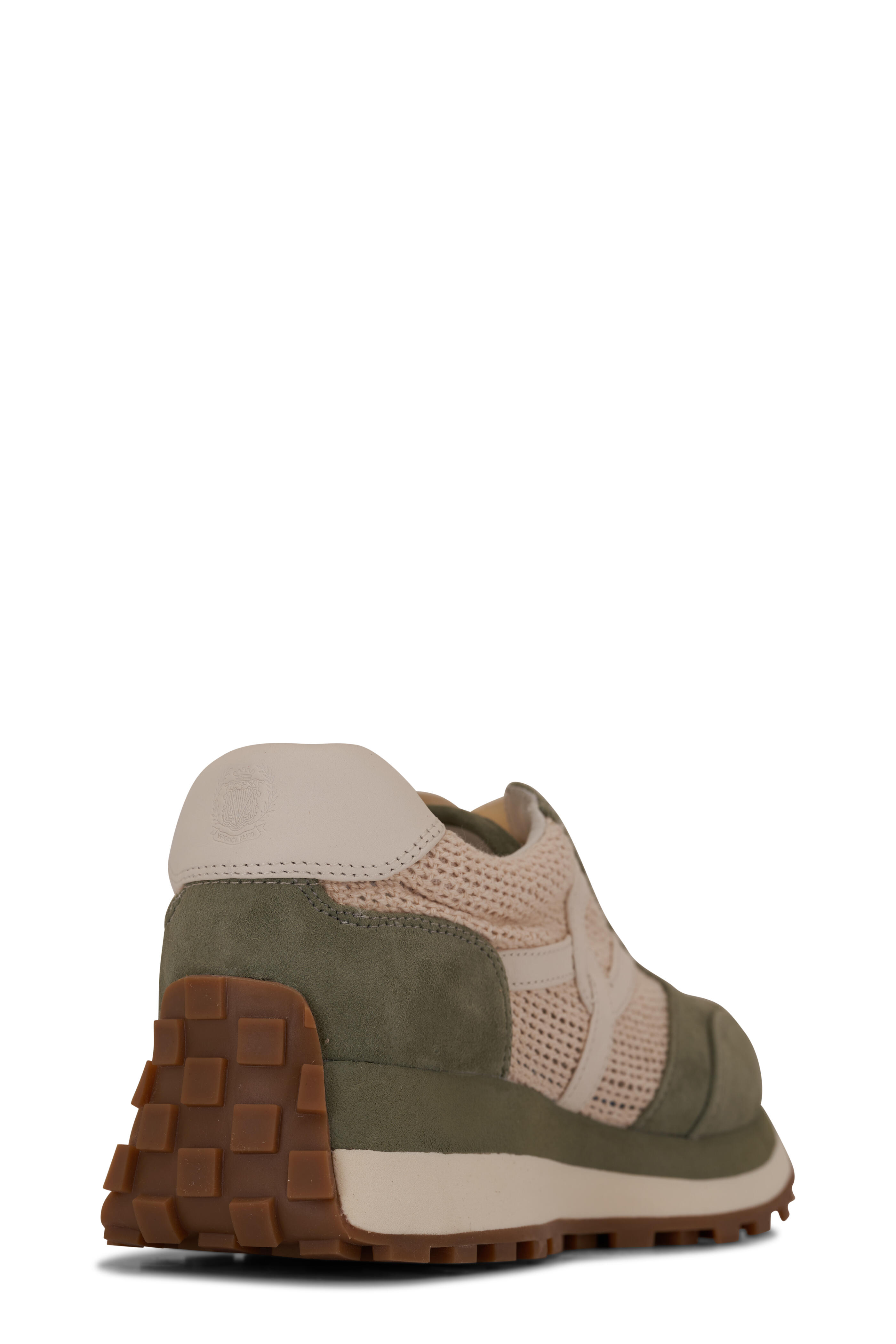 Veronica Beard - Valentina Coco Sage Suede & Mesh Sneaker