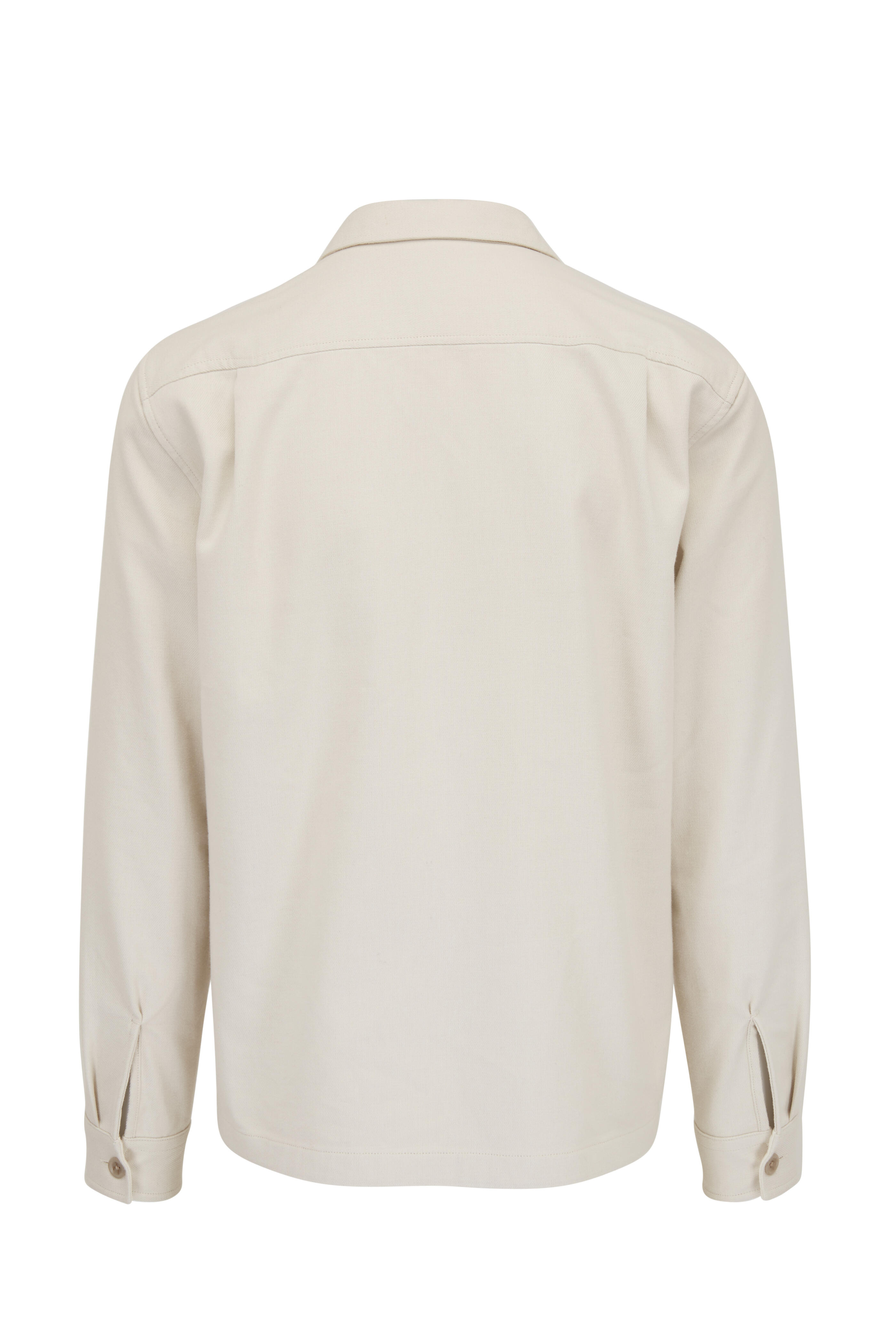 Vince - Bone Light Taupe Double-Faced Workwear Shirt