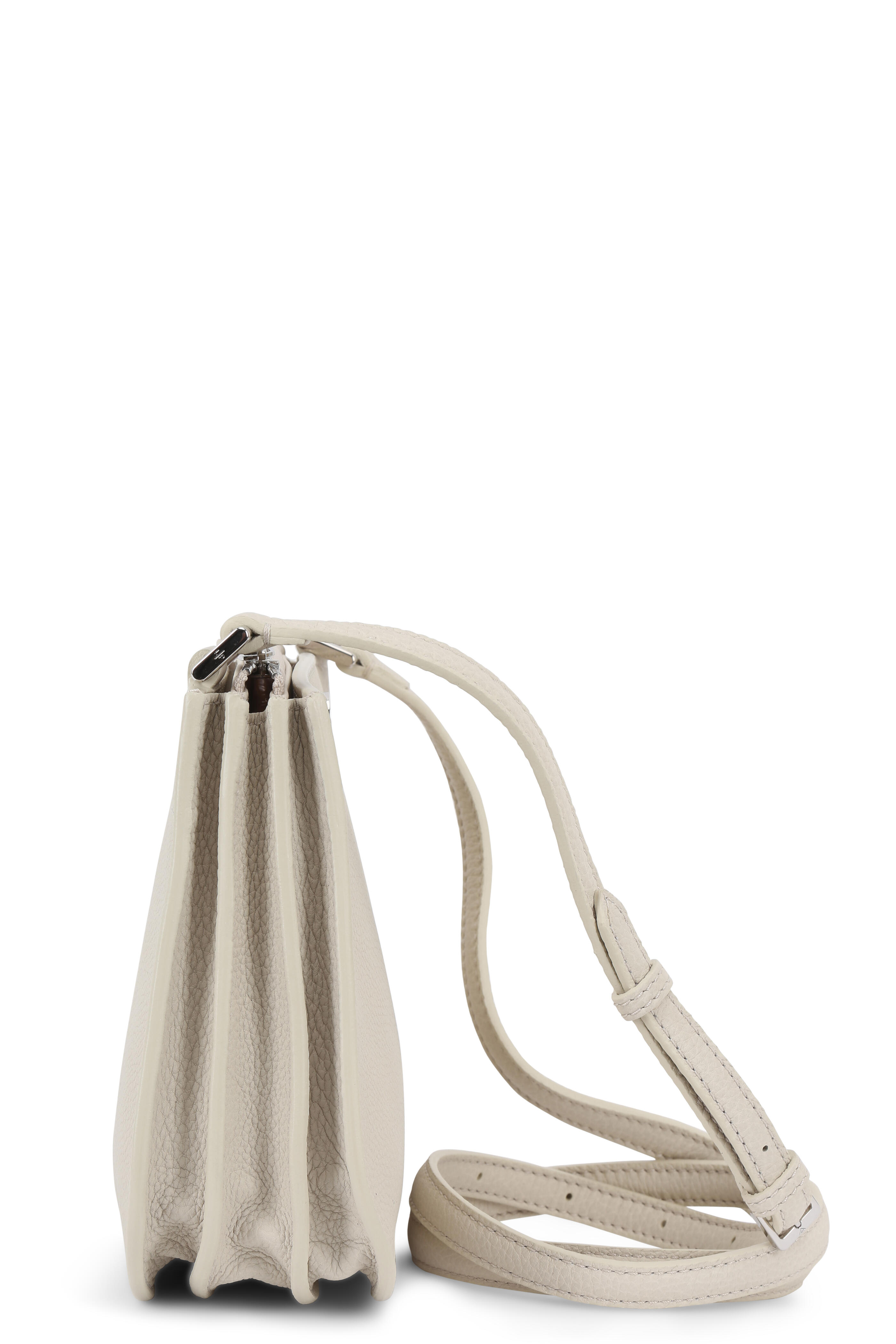 Loro Piana - Oat Leather Mini Crossbody Bag | Mitchell Stores