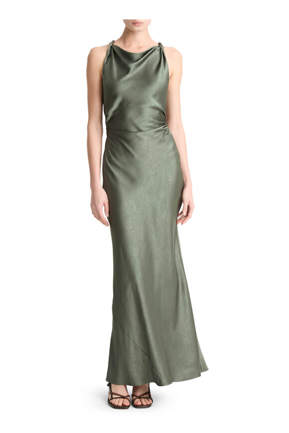 Vince Pine Grove Satin Twist Shoulder Dress - view 2