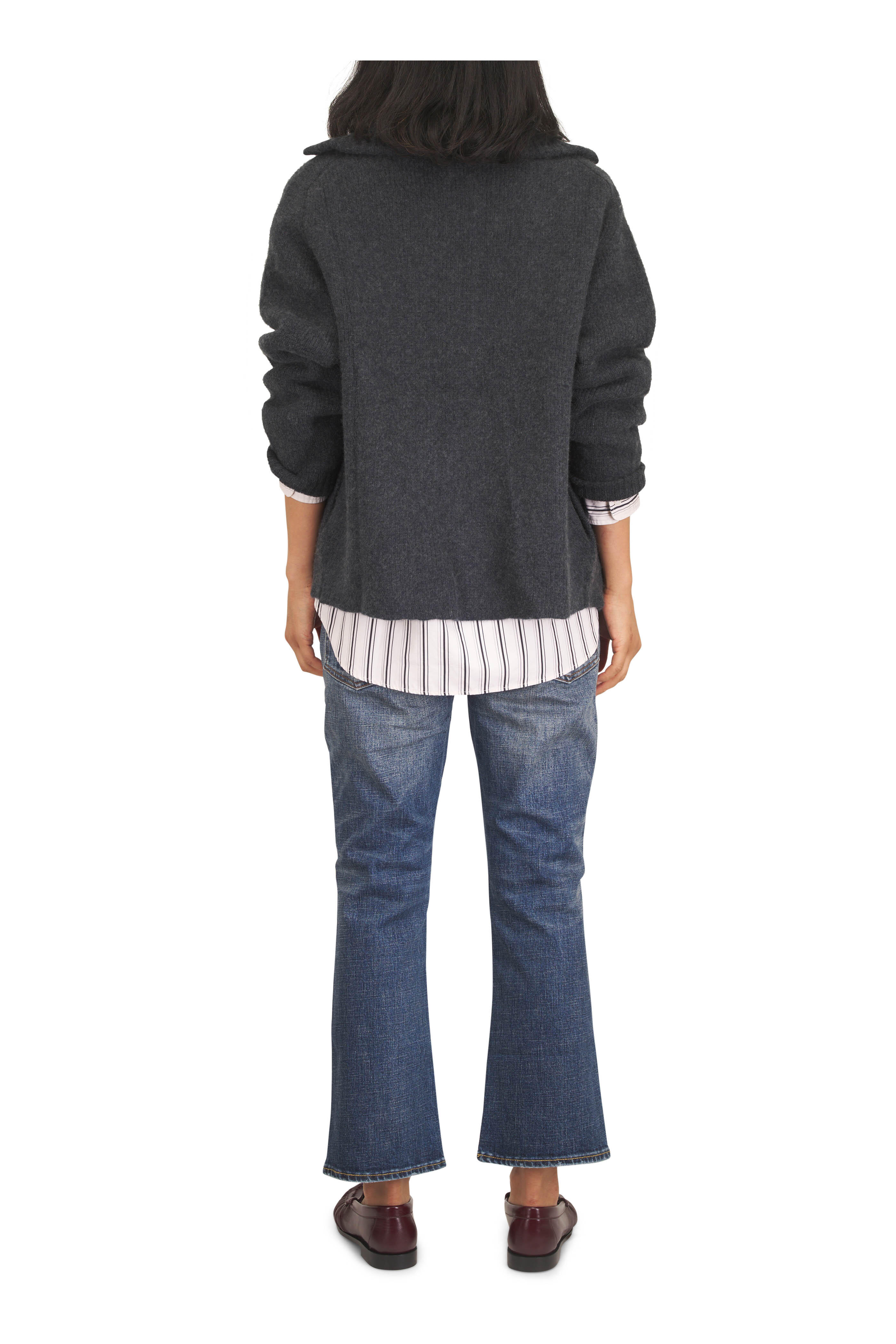 R13 - Kick Fit Jasper Crop Flare Jean - view 4