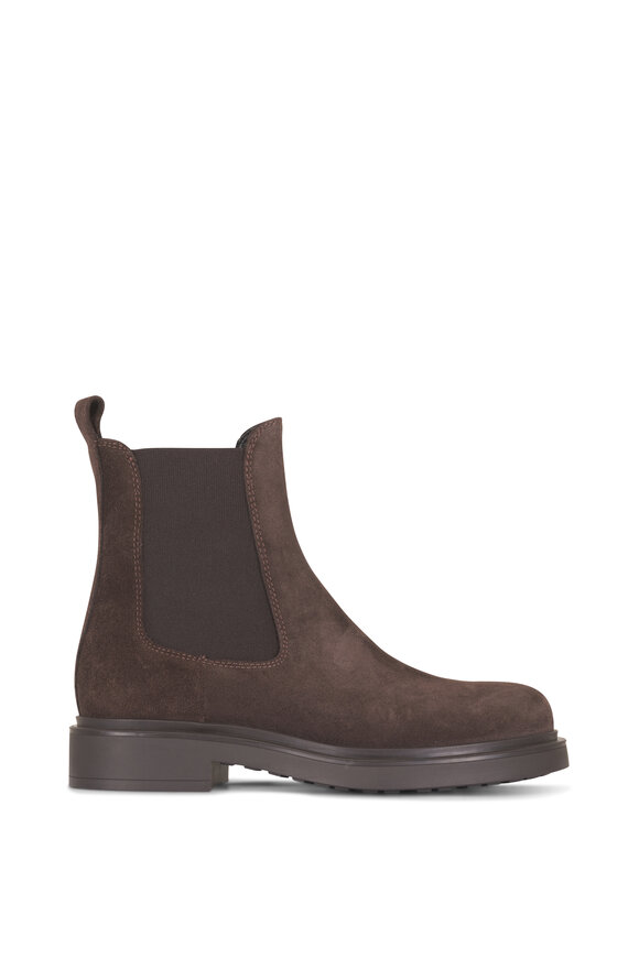 AGL Loren Testa Di Moro Suede Chelsea Boot - view 2