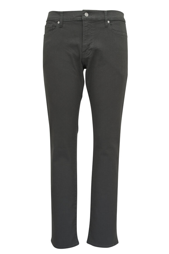 Frame L'Homme Charcoal Gray Slim Straight Pant