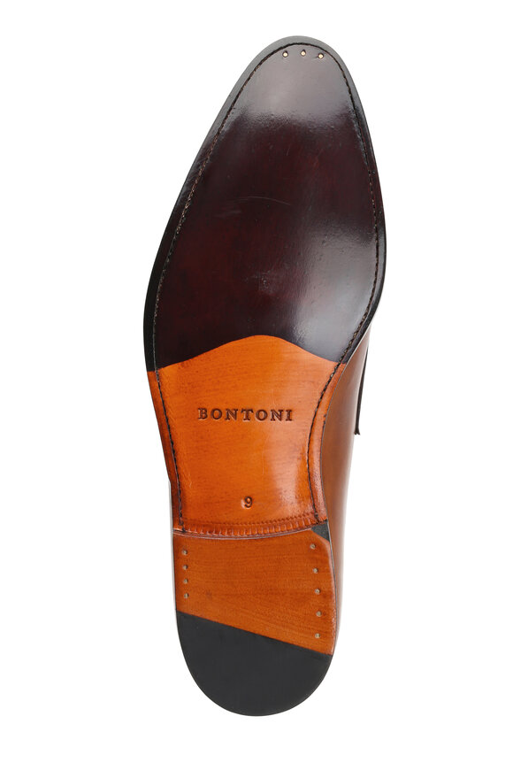 Bontoni - Principe Cognac Leather Penny Loafer