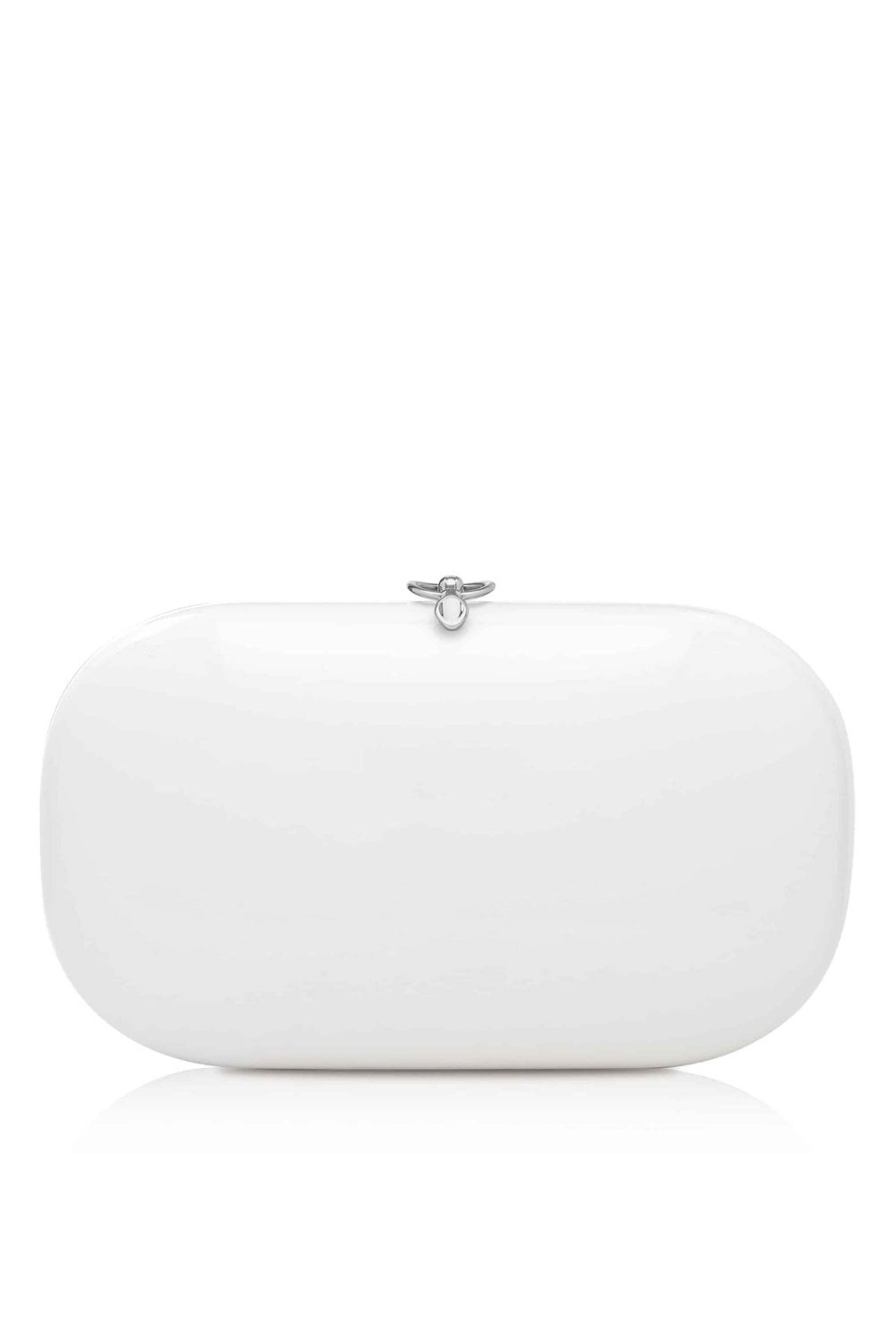 Jeffrey Levinson - Elina Plus Clutch in Antique White