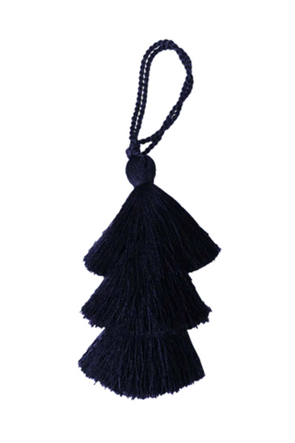 Quilted Koala Navy Tassel