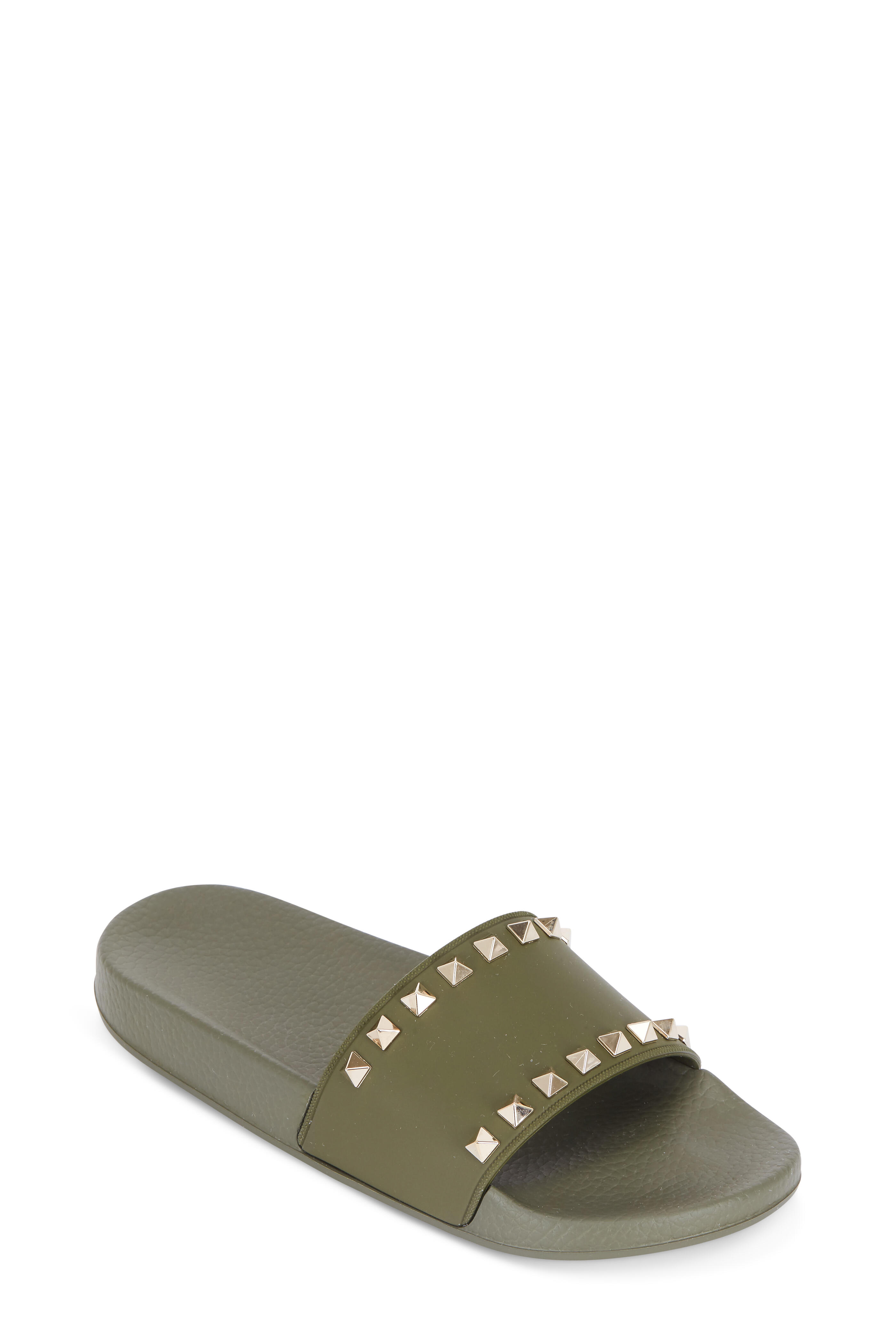 【超美品】Valentino Garavani ベルト ミリタリーグリーン 超美品】Valentino Garavani ベルト ミリタリーグリーン