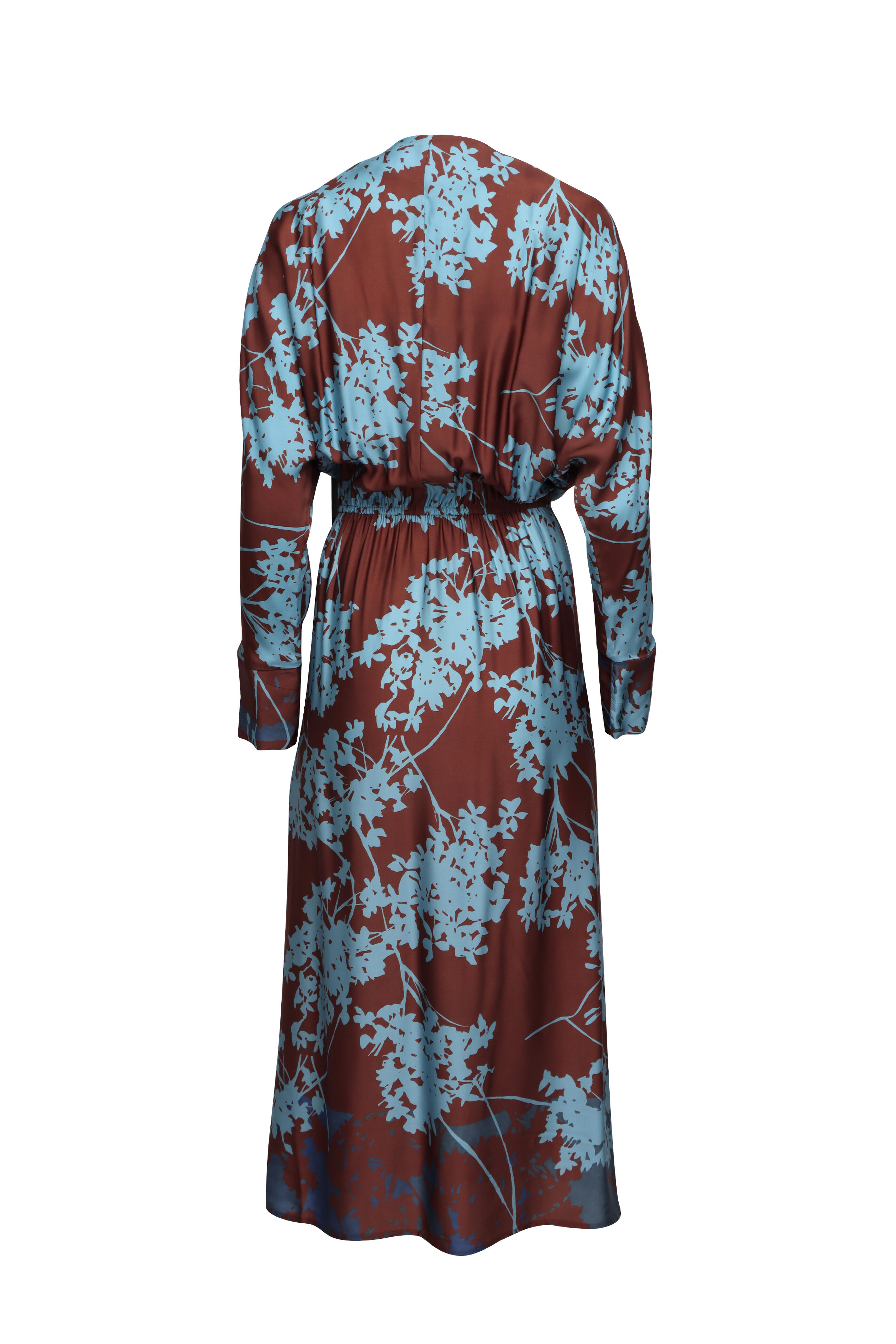 Theo The Label - Hydra Koffee & Blue Printed Maxi Dress
