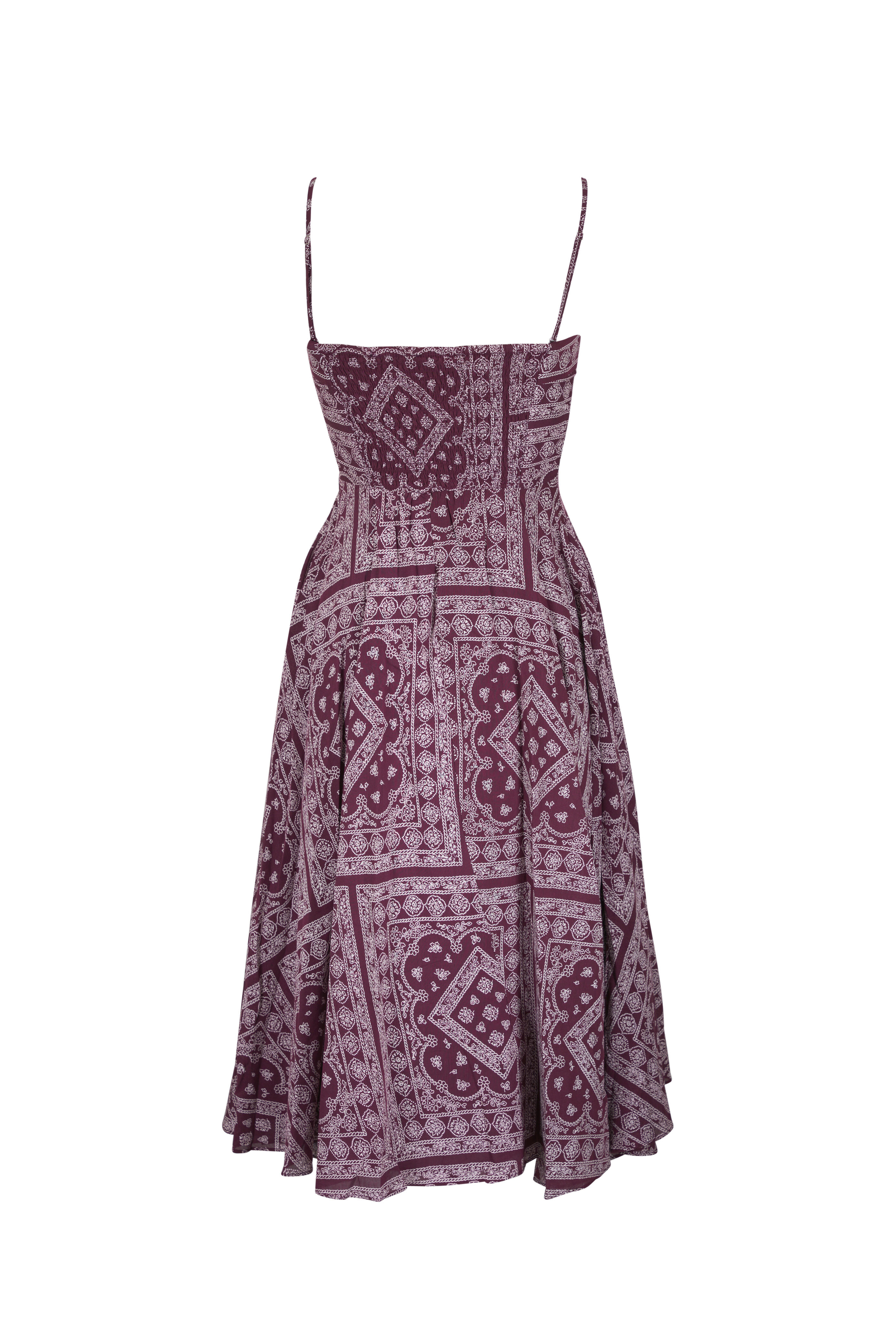 Veronica Beard - Kitt Raisin & Dove Midi Dress - view 2