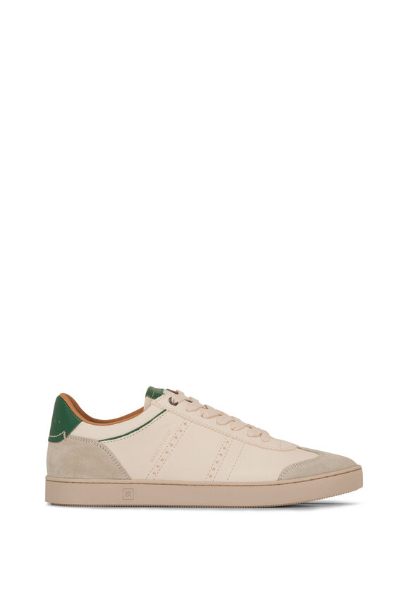 Rubirosa - Judy White & Green Low Stop Sneaker 