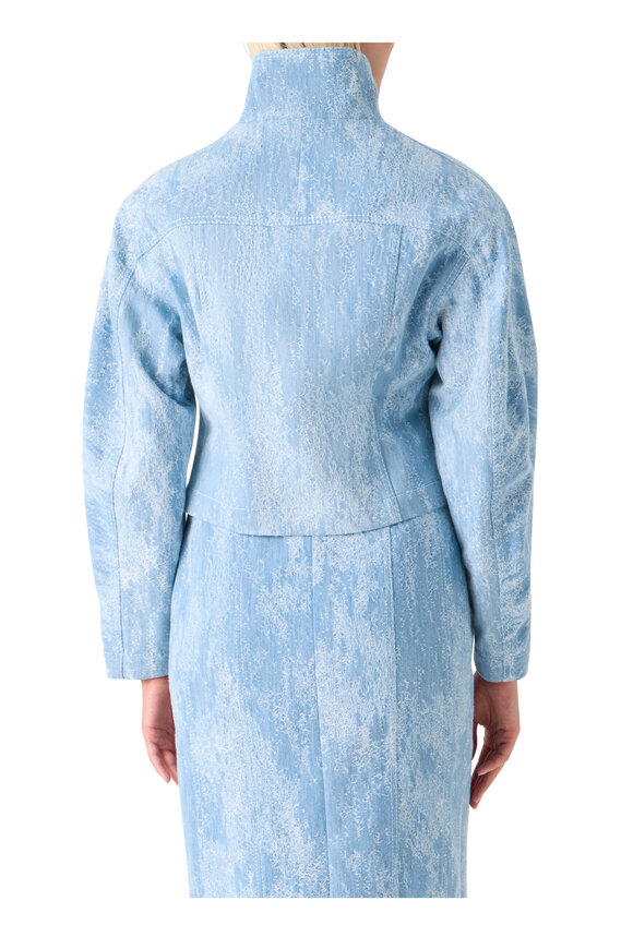 Akris Punto Sky Blue Denim Jacket - view 3