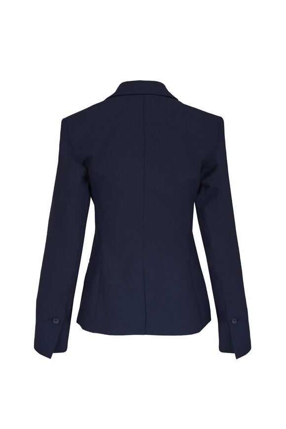 TWP Momo Midnight Blue Stretch Wool Blazer - view 2
