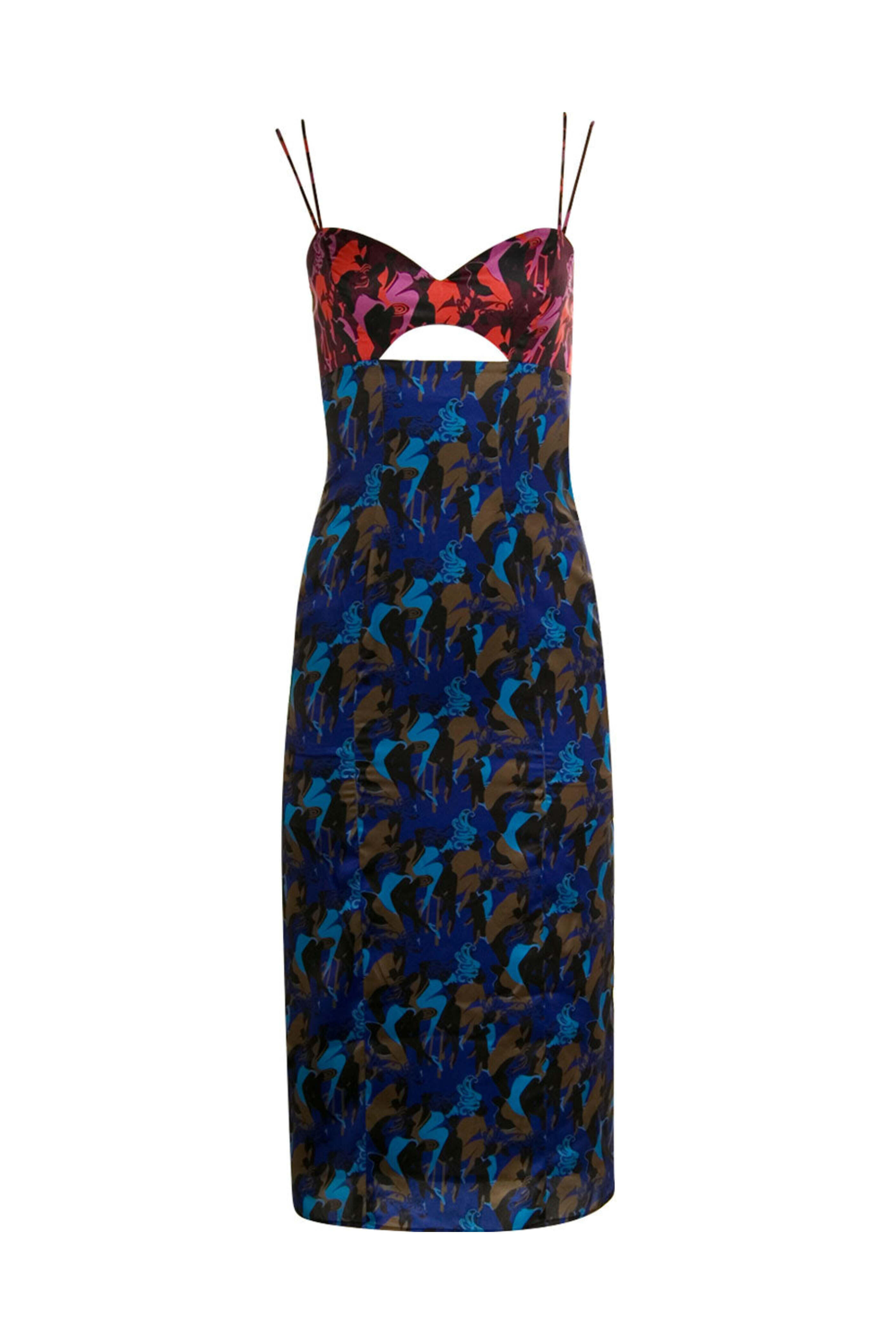 Staud - Plum Sapphire Sirens Sketching Dress